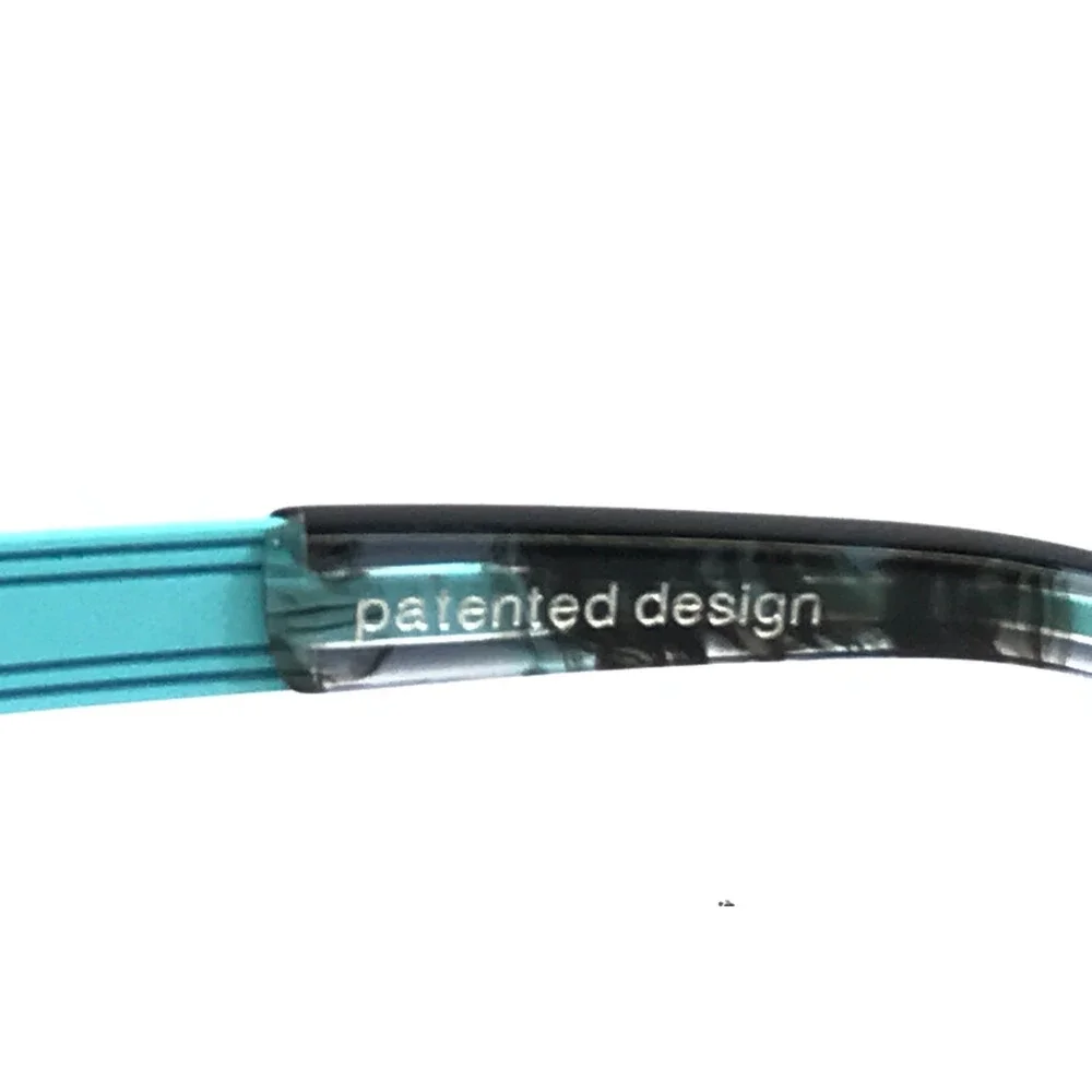 BOZ Eyeglasses Frames ZADIG 7520 Blue Purple Cat Eye Patterned 49-19-135